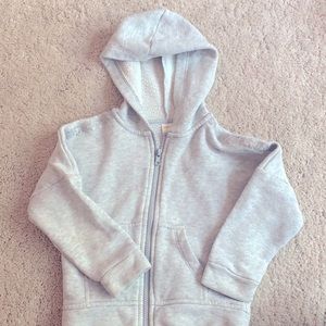 Gray Gymboree zip up hoodie  XS (4)